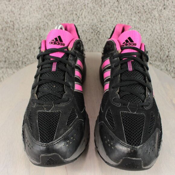 Adidas Running Shoes Womens 11 Black Pink Mesh Athletic Sneakers - Picture 4 of 11
